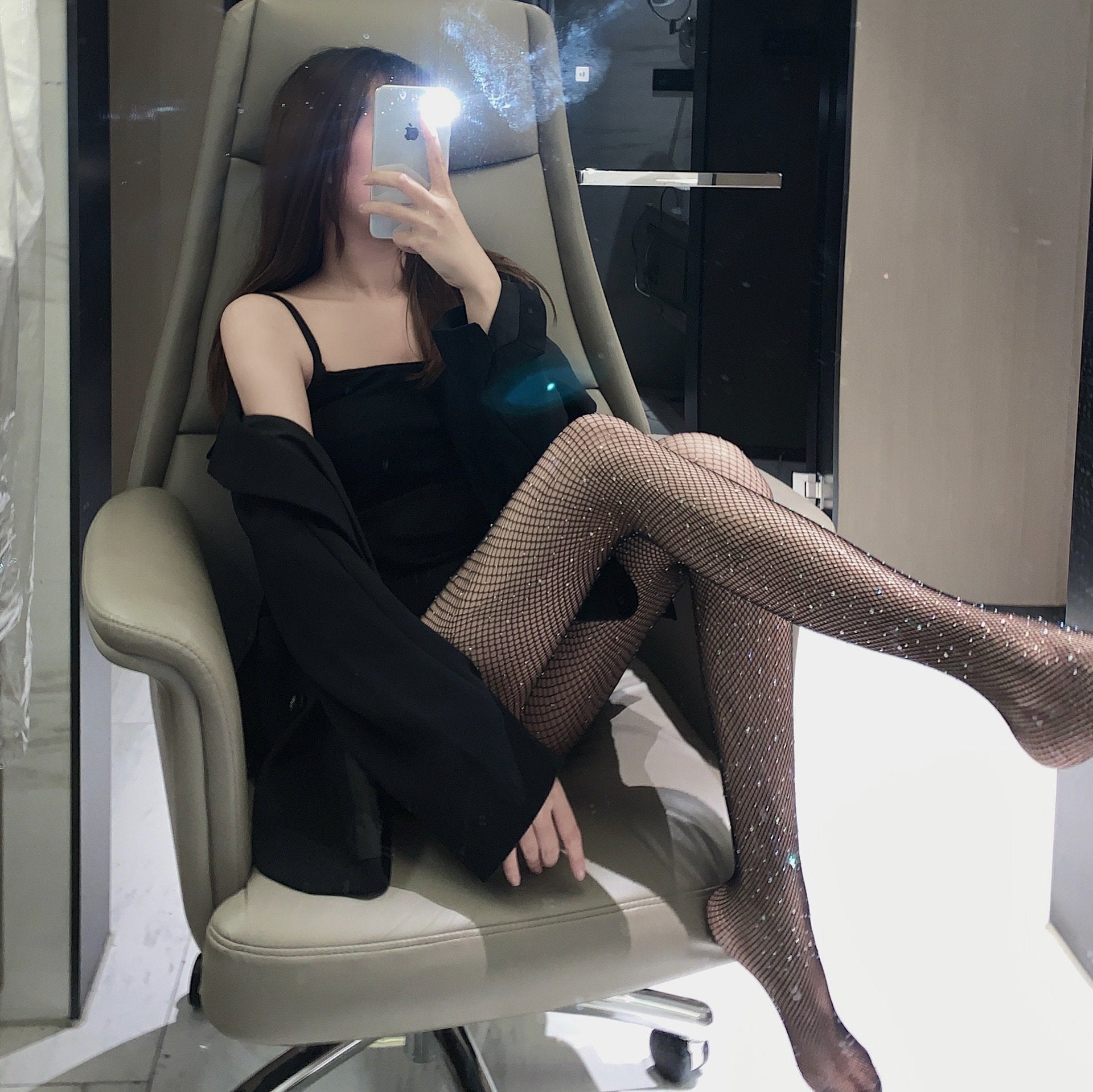 Hot Diamond Fishnet Stockings: Sexy Shiny Pantyhose for Nightclubs, Date Nights & Gifts | HomeUnderwear