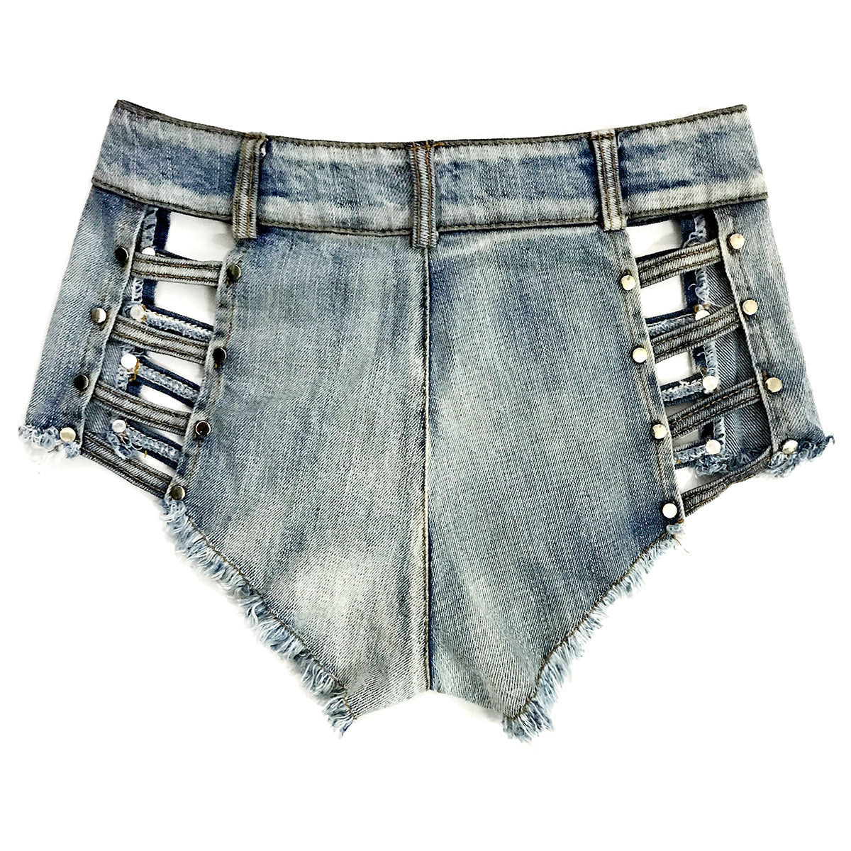 NIGHTCLUB WOMEN'S FASHION HOLLOW HIGH WAIST JEANS