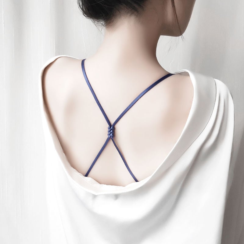 BEAUTIFUL BACK BRA UNDERWEAR WITH SHOULDER STRAPS EXPOSED SUMMER FASHION INVISIBLE BRA STRAPS CROSS NON-SLIP STRAPS