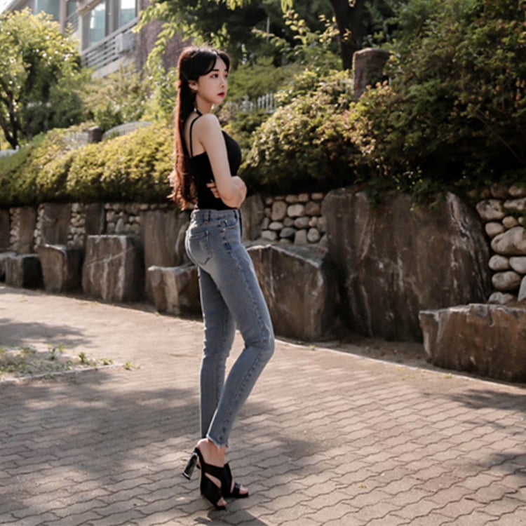 FASHION MESH STITCHING VEST