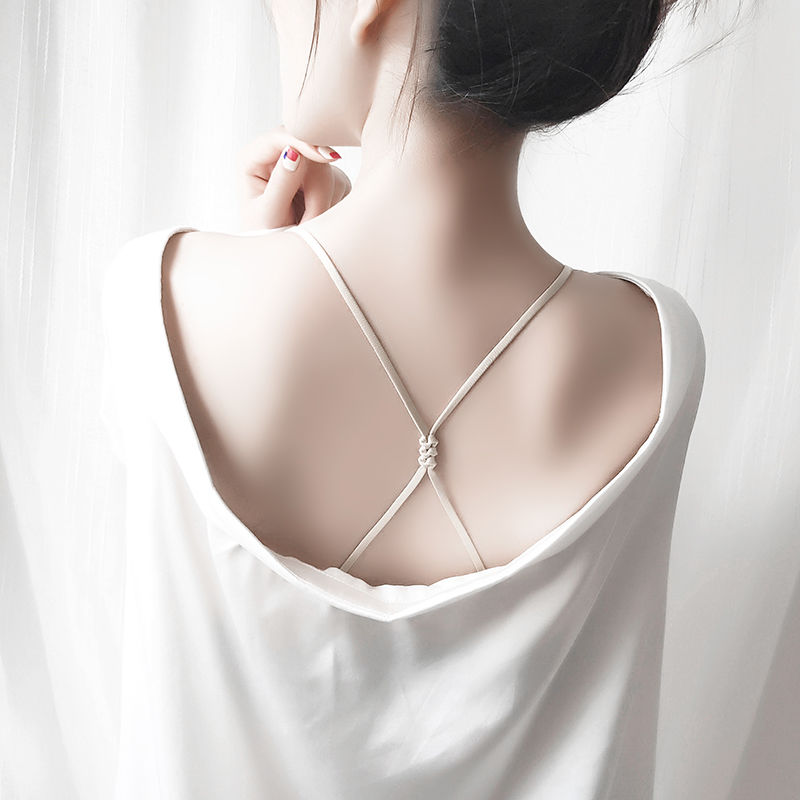 BEAUTIFUL BACK BRA UNDERWEAR WITH SHOULDER STRAPS EXPOSED SUMMER FASHION INVISIBLE BRA STRAPS CROSS NON-SLIP STRAPS