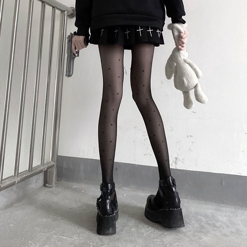 LORI JK FAKE STITCHED BLACK SILK STOCKINGS SHOW THIN BOTTOMED PANTYHOSE NIGHTCLUB SILK STOCKINGS