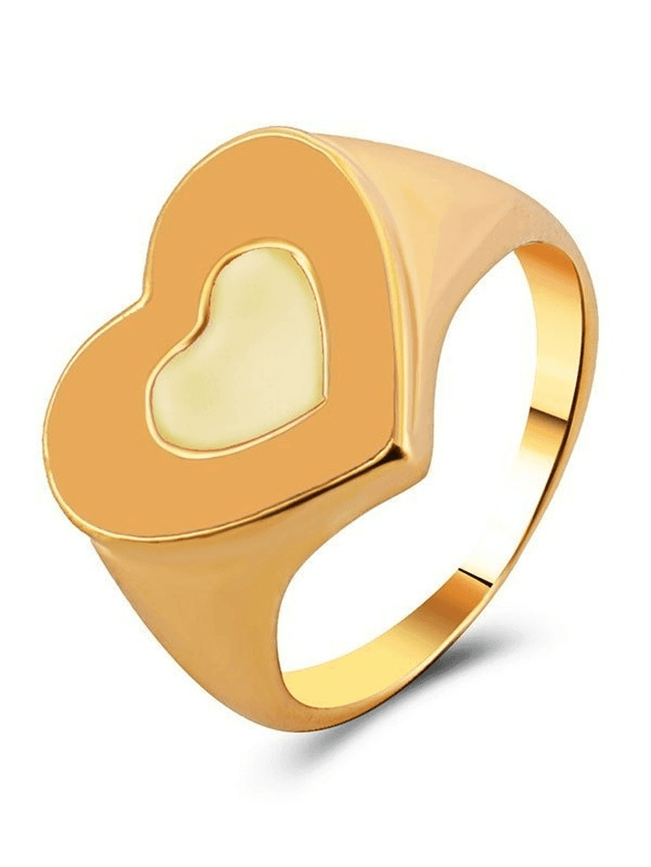 INSPO HEART DECOR DOME RING
