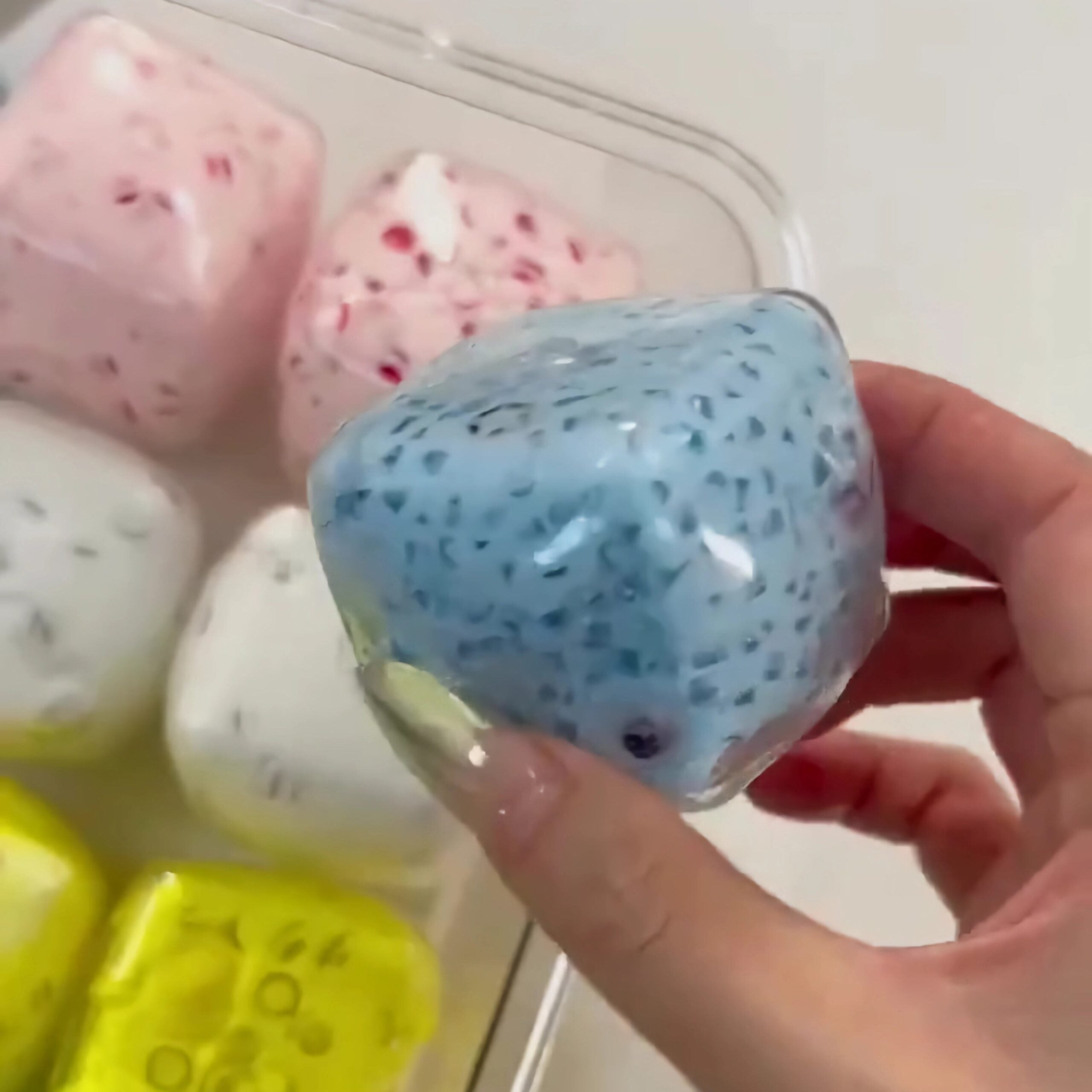 SQUARE HANDMADE BALL TABA SQUISHY TOYS