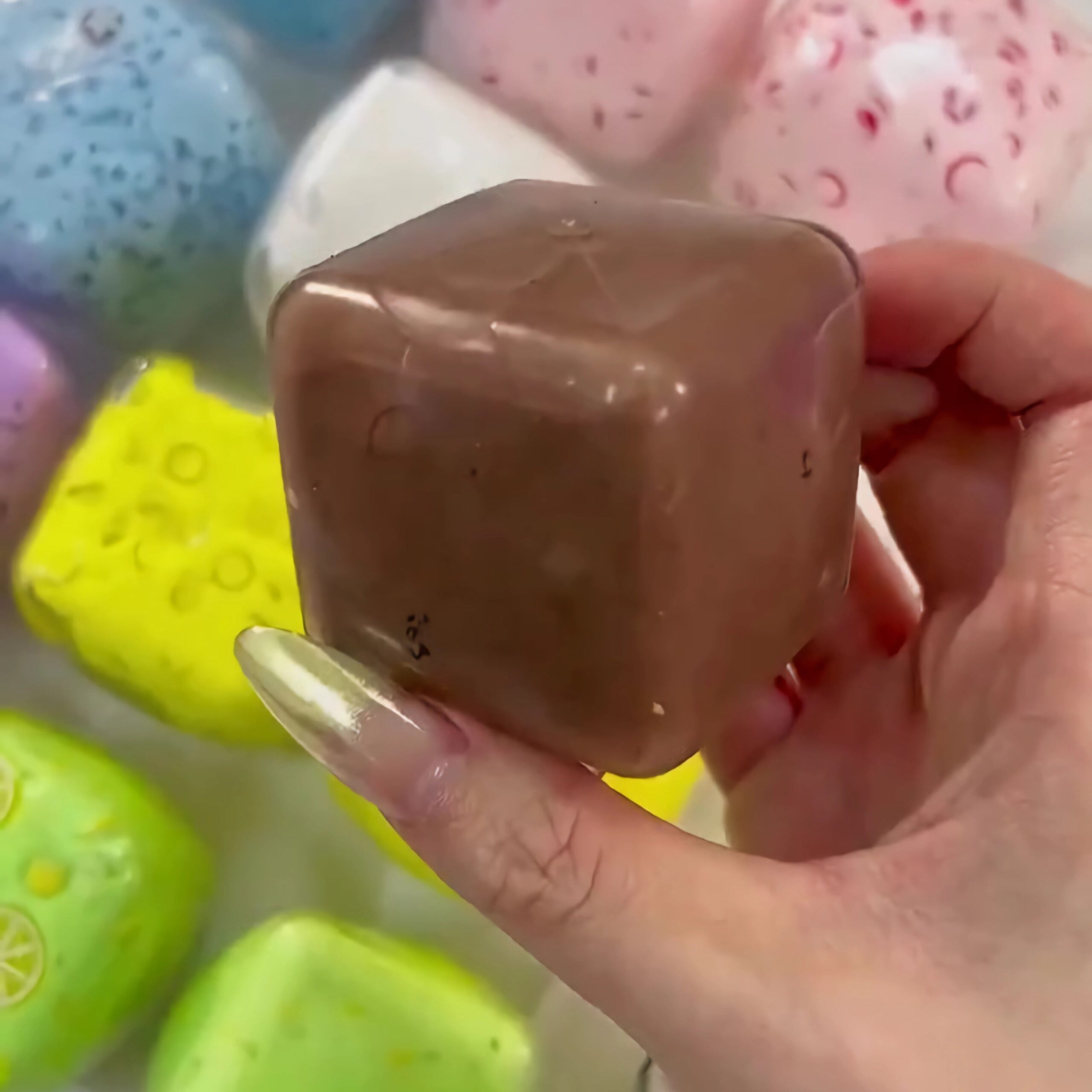 SQUARE HANDMADE BALL TABA SQUISHY TOYS