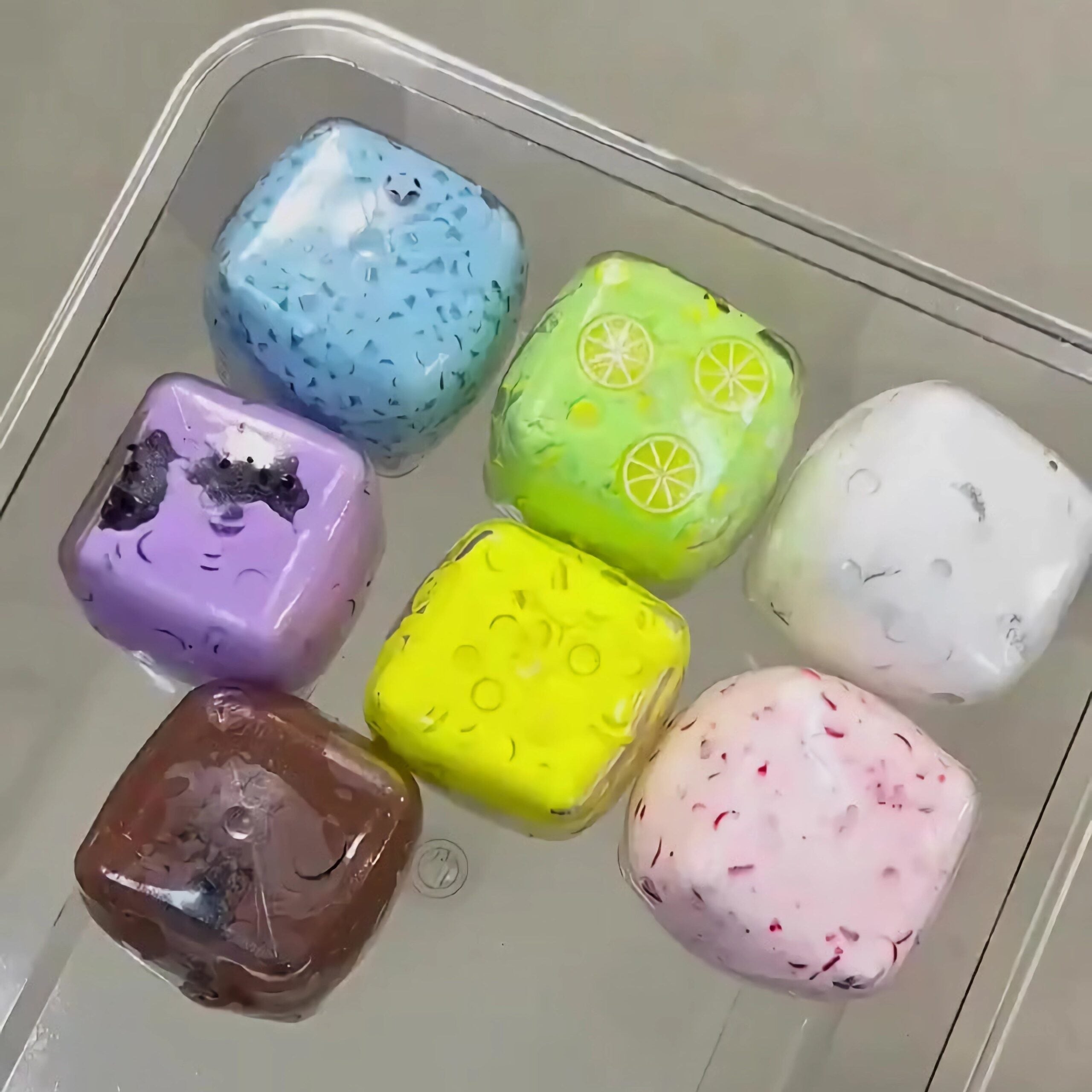 SQUARE HANDMADE BALL TABA SQUISHY TOYS