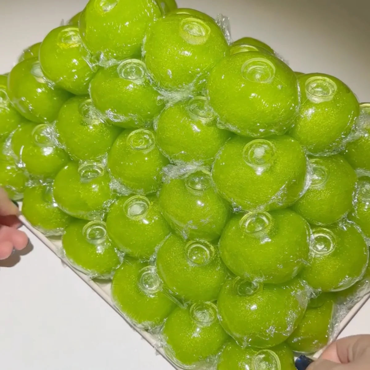 GREEN GRAPE ICE SLUSH HANDMADE SQUISHY BALL
